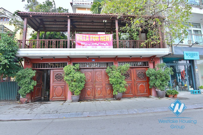 Beautiful house with 04 bedrooms furnished for rent in Westlake area, facing to the lake